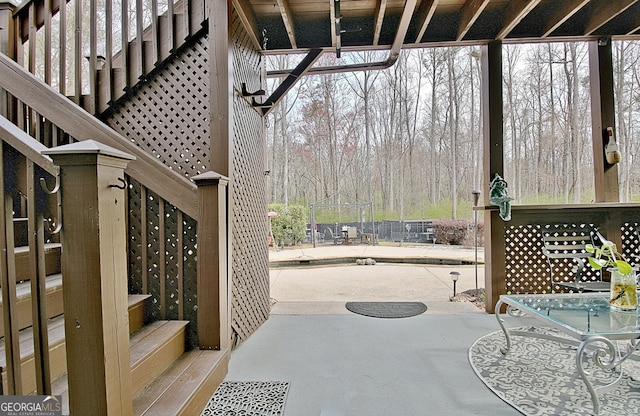 view of patio