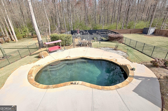 65 Tapestry Ln, Newnan, GA 30265 - view of pool featuring a patio