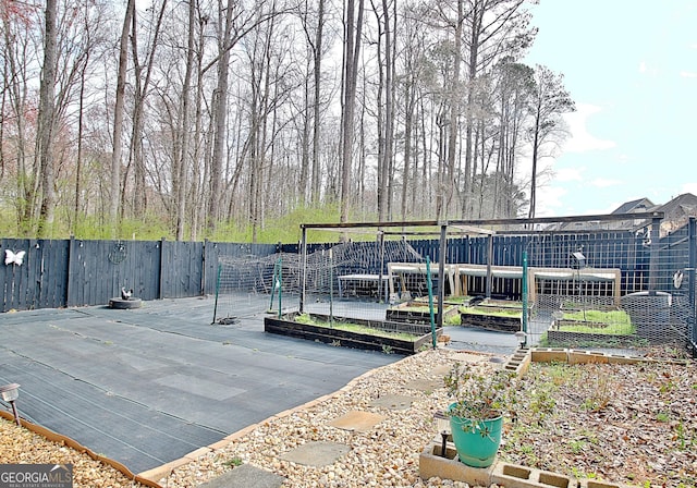 65 Tapestry Ln, Newnan, GA 30265 - view of community with a garden and a fenced backyard