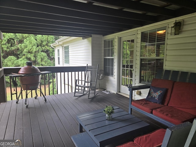 332 Black Willow Ct, Locust Grove, GA 30248 - view of deck