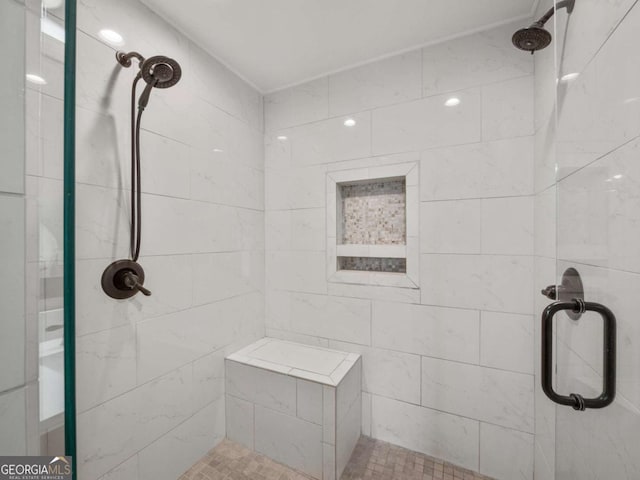 full bath featuring a stall shower