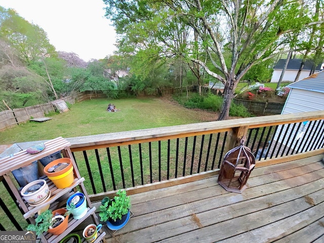 345 Lambeth Dr, Hiram, GA 30141 - view of deck