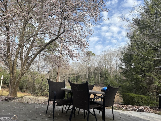 view of patio / terrace with outdoor dining area