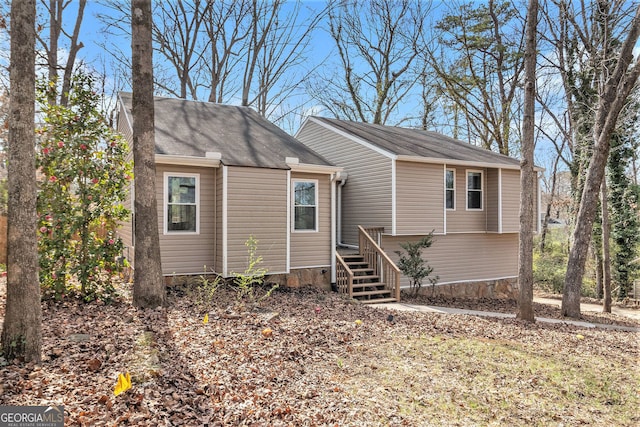 view of front of home