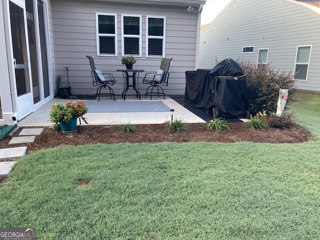 exterior space featuring a patio