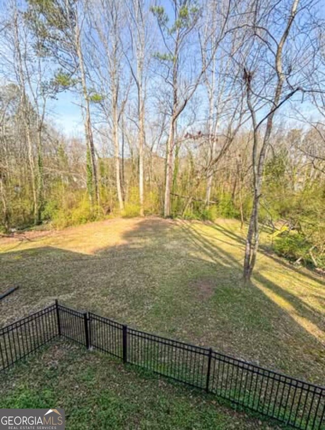 1972 Cox Dr, Austell, GA 30168 - view of yard with fence