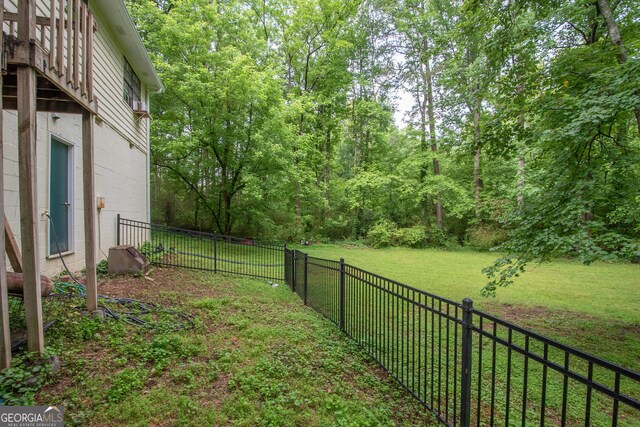 1972 Cox Dr, Austell, GA 30168 - view of yard featuring a fenced backyard