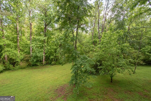 1972 Cox Dr, Austell, GA 30168 - view of yard with a wooded view