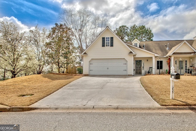 traditional-style home with driveway