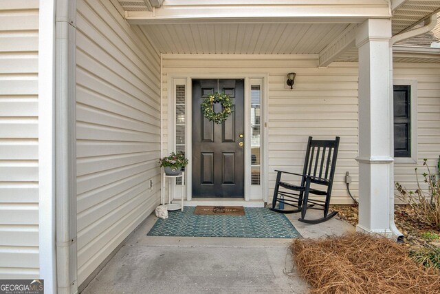 view of entrance to property