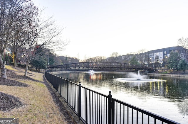 property view of water