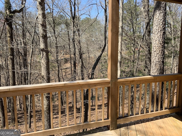 114 Palisade Dr, Ellijay, GA 30540 - view of wooden deck