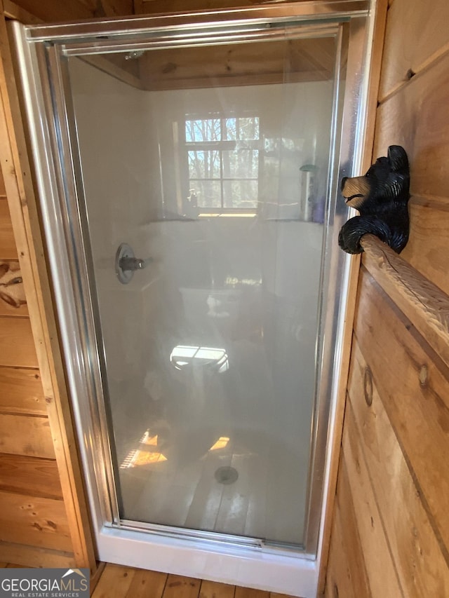 114 Palisade Dr, Ellijay, GA 30540 - bathroom with a stall shower