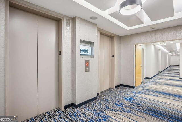 3324 Peachtree Rd NE Unit 1115, Atlanta, GA 30326 - hall with elevator
