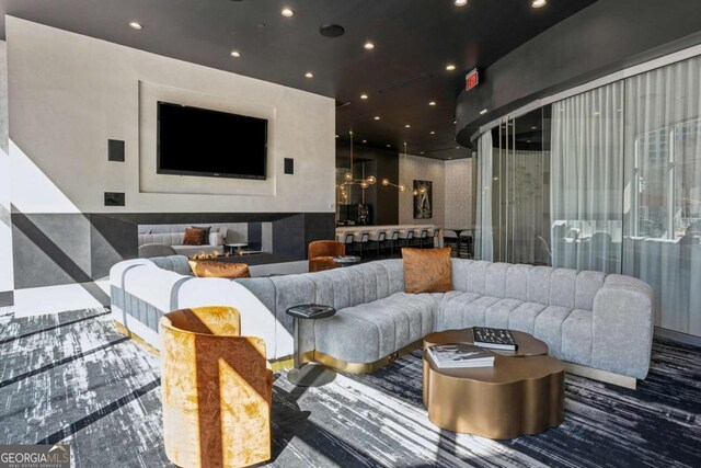 3324 Peachtree Rd NE Unit 1115, Atlanta, GA 30326 - living area with recessed lighting