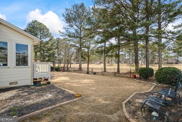 9620 Coastal Pointe Dr, Villa Rica, GA 30180 - view of yard with fence