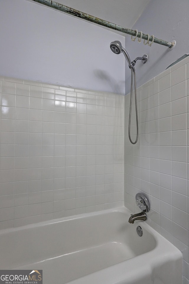 full bathroom with  shower combination