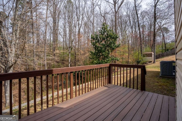 4838 Netherlands Pl, Flowery Branch, GA 30542 - view of wooden deck