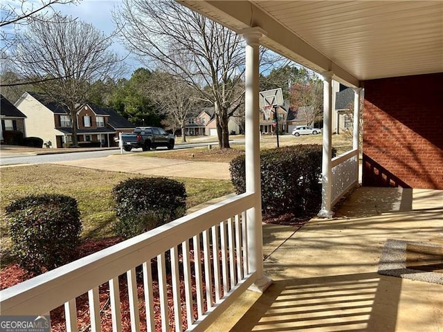 2703 Regal Cir, Conyers, GA 30012 - porch with a residential view