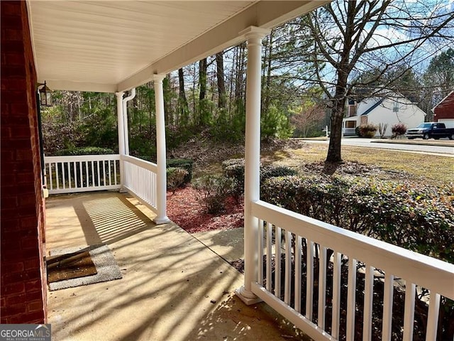2703 Regal Cir, Conyers, GA 30012 - view of wooden porch