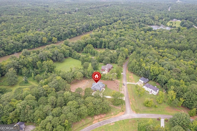 303 Tumbling Shoals Ct, Gray, GA 31032 - birds eye view of property with a view of trees