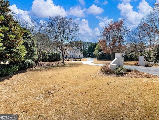 view of yard