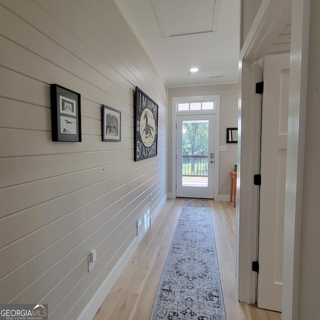 107 Oak Way Dr, Eastanollee, GA 30538 - entryway with light wood-style floors