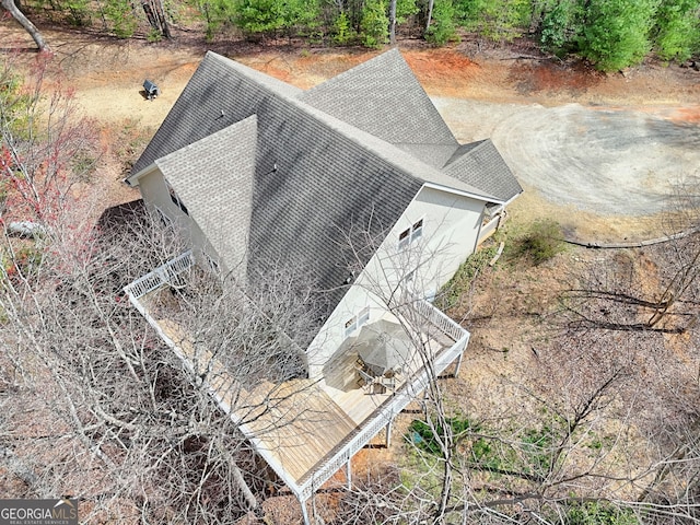 1068 Coleman River Rd, Clayton, GA 30525 - view from above of property