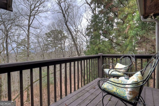 view of deck