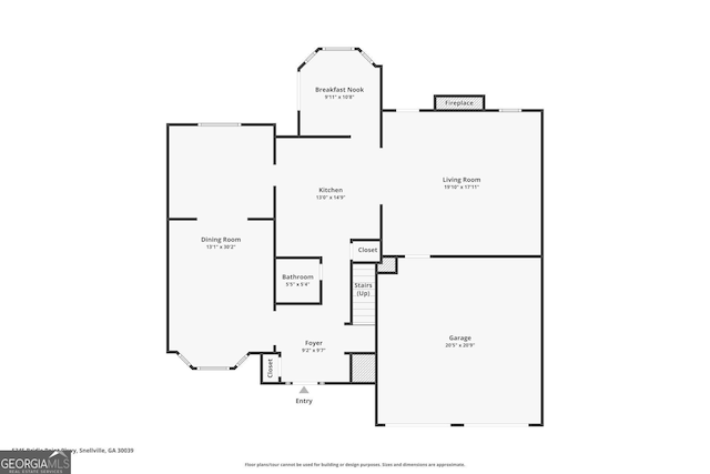 5345 Bridle Point Pkwy, Snellville, GA 30039 - view of layout