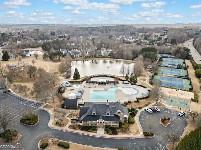 3810 Branch Bluff Ln, Cumming, GA 30040 - aerial view