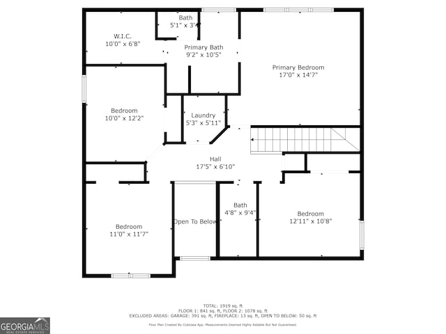 3810 Branch Bluff Ln, Cumming, GA 30040 - floor plan