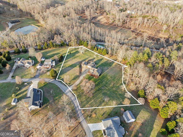 153 Whistle Pig Ter, Blairsville, GA 30512 - birds eye view of property featuring a water view