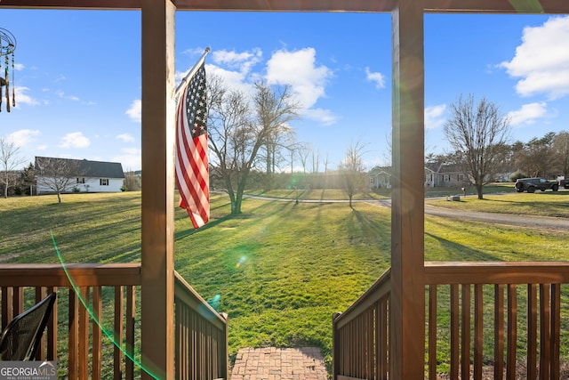 153 Whistle Pig Ter, Blairsville, GA 30512 - view of yard featuring a porch