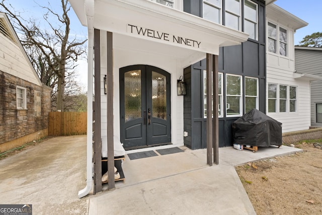 1290 Westboro Dr SW, Atlanta, GA 30310 - doorway to property with french doors and fence