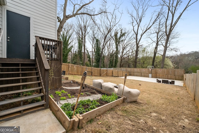 1290 Westboro Dr SW, Atlanta, GA 30310 - view of yard with a vegetable garden and a fenced backyard