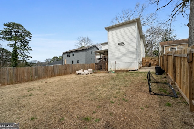 1290 Westboro Dr SW, Atlanta, GA 30310 - rear view of property with a lawn and a fenced backyard