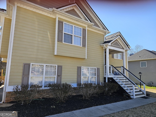 view of front of home