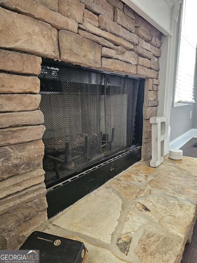 interior details with baseboards
