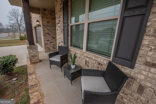 view of patio / terrace featuring a porch