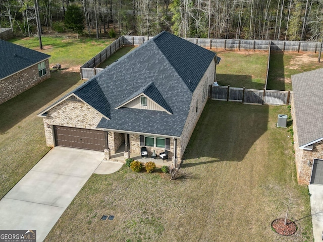 drone / aerial view