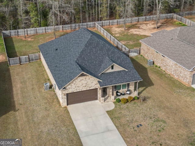 drone / aerial view