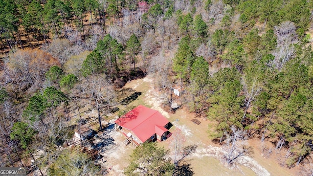 97 Meadow Rd, Swainsboro, GA 30401 - aerial view featuring a forest view