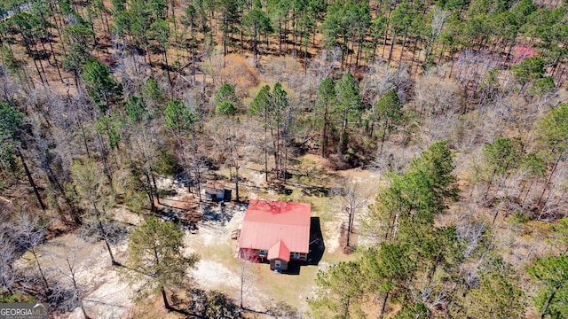 97 Meadow Rd, Swainsboro, GA 30401 - bird's eye view with a forest view