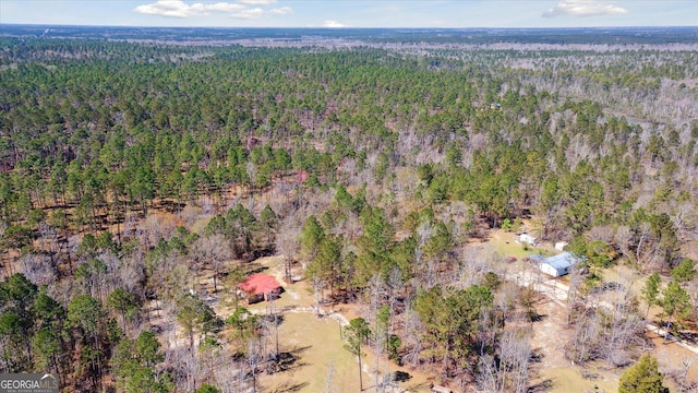 97 Meadow Rd, Swainsboro, GA 30401 - aerial view with a forest view