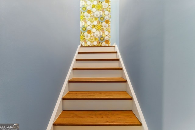 view of staircase