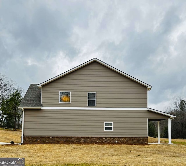 61 Observation Way, Dallas, GA 30132 - view of property exterior featuring a yard