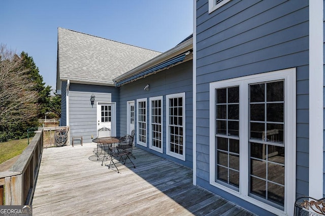 36 Blackthorn Ln, Colbert, GA 30628 - wooden deck featuring outdoor dining space