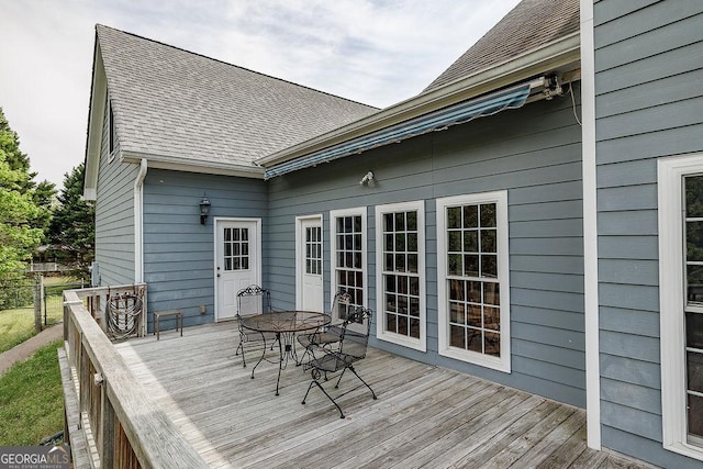 36 Blackthorn Ln, Colbert, GA 30628 - deck featuring outdoor dining space