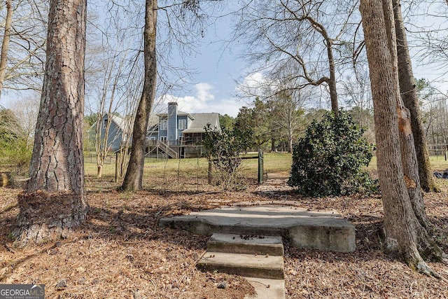 36 Blackthorn Ln, Colbert, GA 30628 - view of yard